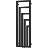 Mexen Alaska dekorativni radijator 1216 x 440 mm, 542 W, crni - W205-1216-440-00-70