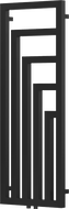 Mexen Alaska decoratieve radiator 1216 x 440 mm, 542 W, zwart - W205-1216-440-00-70