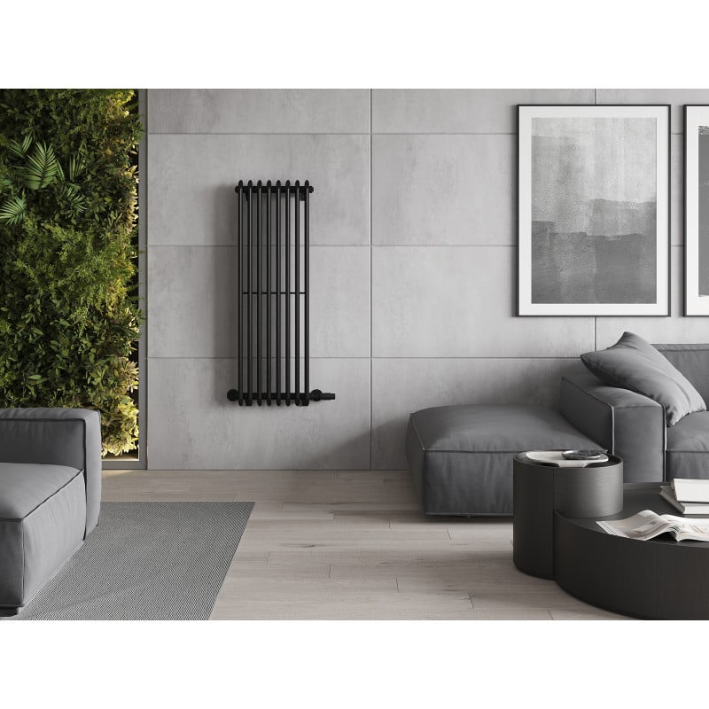 Mexen Atlanta radiatore decorativo 1200 x 405 mm, 646 W, nero - W211-1200-405-00-70