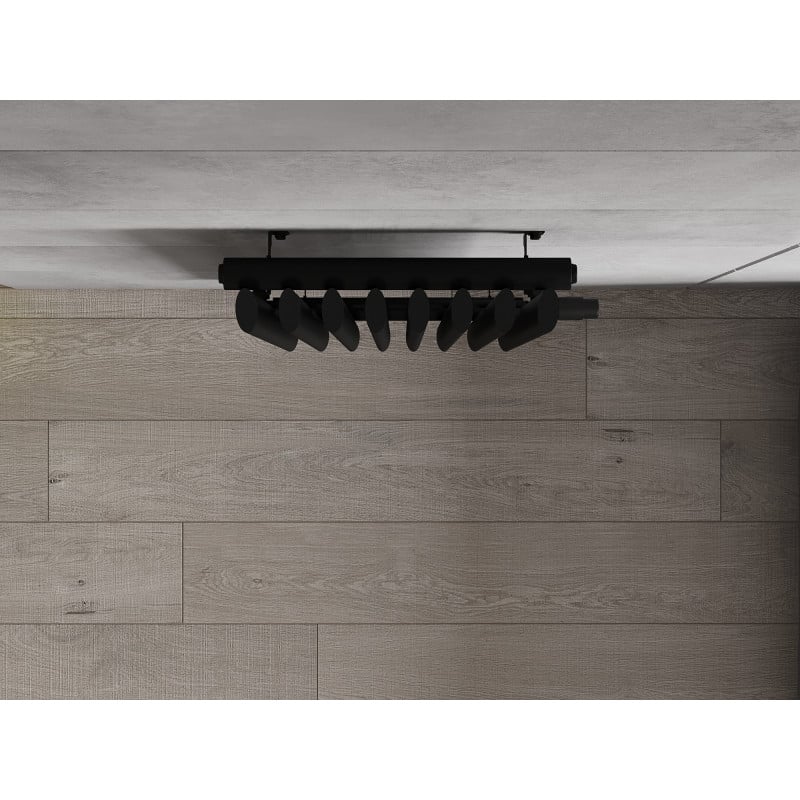 Mexen Atlanta dekoratieve radiator 1200 x 405 mm, 646 W, zwart - W211-1200-405-00-70