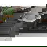 Mexen Bruno Granitspüle 1-beckig mit Abtropffläche und Küchenarmatur Aster, schwarz/silber metallic - 6513-73-73450-70-B