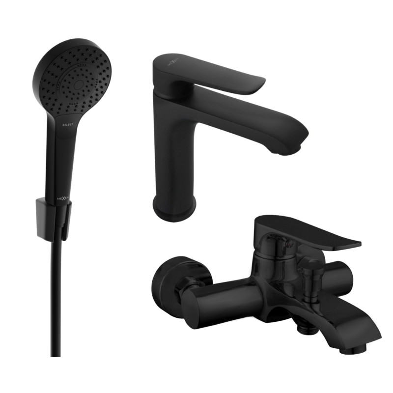 Mexen Pecos R05 vannikomplekt, must - 72703R05-70