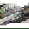 Mexen Bruno 1-Komponenten Granitspüle mit Abtropffläche und Küchenarmatur Aster, schwarz gesprenkelt - 6513-76-73450-57-G
