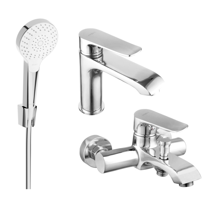 Mexen Pecos R05 vannikomplekt, kroom - 72703R05-00
