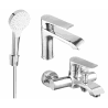 Mexen Pecos R05 ensemble de bain, chrome - 72703R05-00