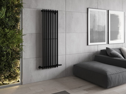 Mexen Atlanta διακοσμητικό καλοριφέρ 1500 x 460 mm, 894 W, μαύρο - W211-1500-460-00-70