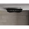 Mexen Atlanta dekoratiivne radiaator 1500 x 460 mm, 894 W, must - W211-1500-460-00-70