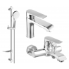 Mexen Pecos DF05 vannikomplekt, kroom - 72703DF05-00