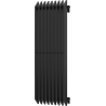 Mexen Aurora ukrasni radijator 1200 x 450 mm, 917 W, crni - W212-1200-450-00-70