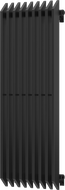 Mexen Aurora dekorativni radiator 1200 x 450 mm, 917 W, črn - W212-1200-450-00-70