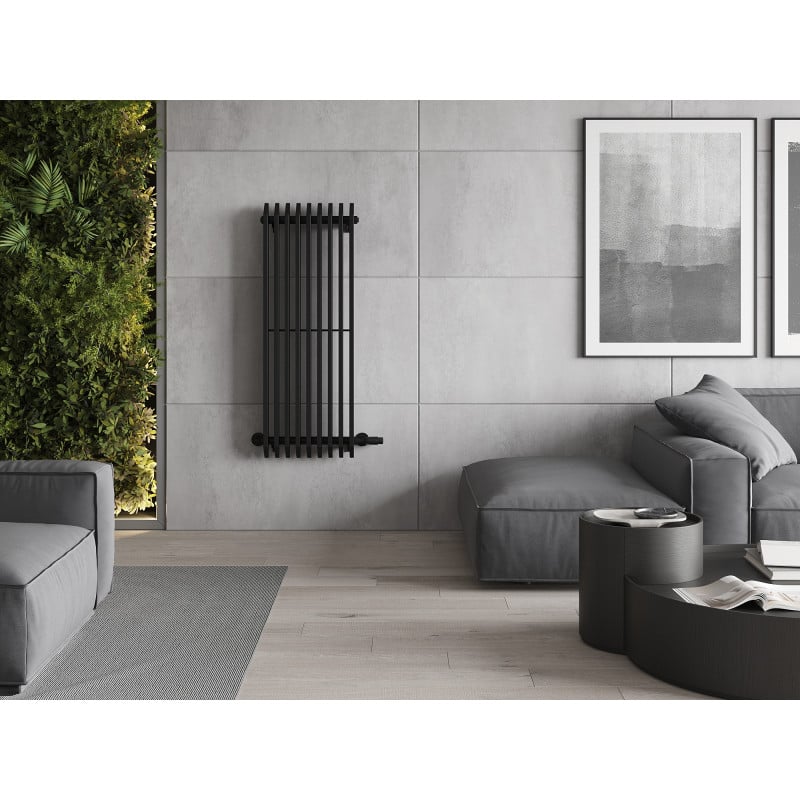Mexen Aurora radiatore decorativo 1200 x 450 mm, 917 W, nero - W212-1200-450-00-70