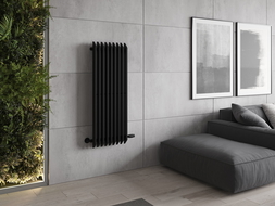 Mexen Aurora dekorativer Heizkörper 1200 x 450 mm, 917 W, schwarz - W212-1200-450-00-70