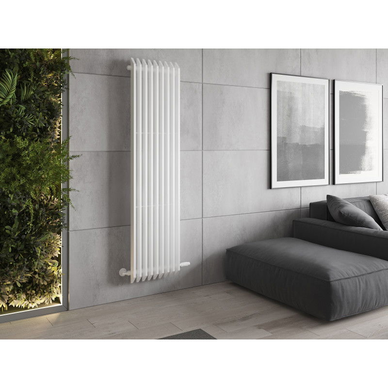 Mexen Aurora okrasni radiator 1800 x 450 mm, 1347 W, bel - W212-1800-450-00-20