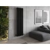 Mexen Aurora decoratieve radiator 1800 x 450 mm, 1347 W, zwart - W212-1800-450-00-70