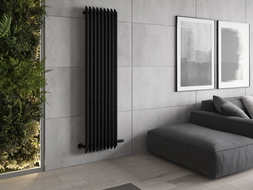 Mexen Aurora dekoratiivne radiaator 1800 x 450 mm, 1347 W, must - W212-1800-450-00-70