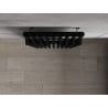 Mexen Aurora decoratieve radiator 1800 x 450 mm, 1347 W, zwart - W212-1800-450-00-70