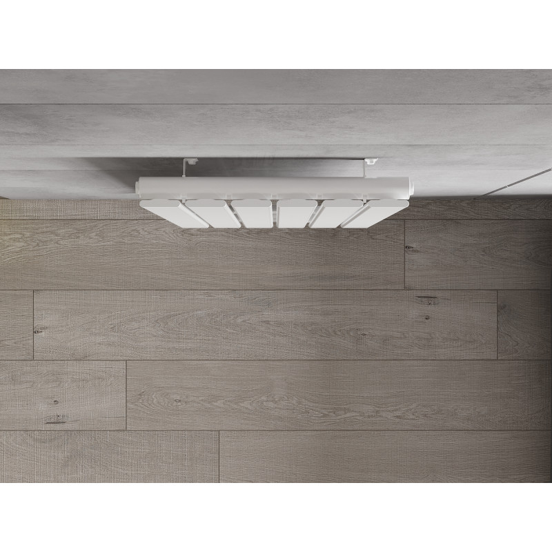 Mexen Boston okrasni radiator 1200 x 452 mm, 611 W, bel - W213-1200-452-00-20