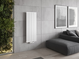 Mexen Boston decoratieve radiator 1200 x 452 mm, 611 W, wit - W213-1200-452-00-20