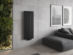 Mexen Boston dekoratiivne radiaator 1200 x 452 mm, 611 W, must - W213-1200-452-00-70