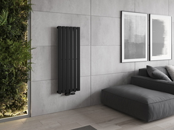 Mexen Boston dekoratīvais radiators 1200 x 452 mm, 611 W, melns - W213-1200-452-00-70
