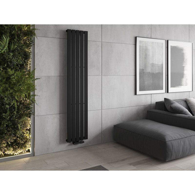 Mexen Boston dekoratīvais radiators 1800 x 376 mm, 740 W, melns - W213-1800-376-01-70