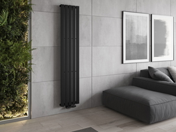 Mexen Boston dekoratīvais radiators 1800 x 376 mm, 740 W, melns - W213-1800-376-01-70