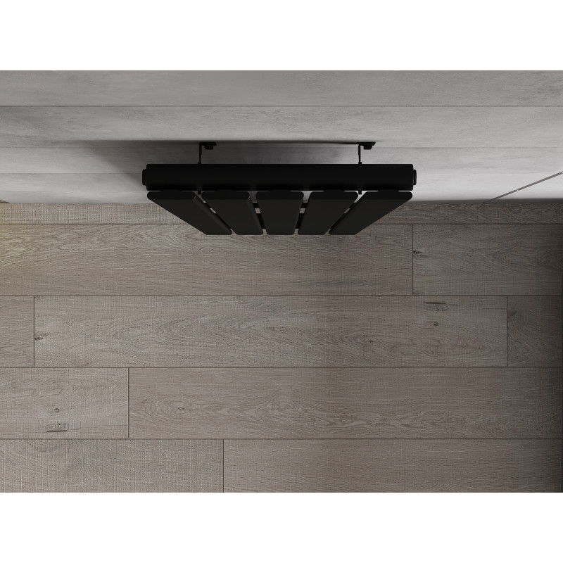 Mexen Boston dekorativen Heizkierper 1800 x 376 mm, 740 W, schwaarz - W213-1800-376-01-70