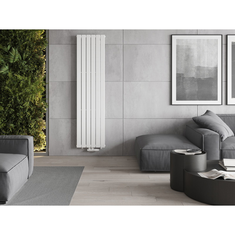 Mexen Boston dekorativni radiator 1800 x 452 mm, 888 W, bel - W213-1800-452-00-20