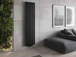 Mexen Boston Dekorativheizkörper 1800 x 452 mm, 888 W, schwarz - W213-1800-452-00-70