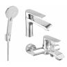 Mexen Pecos R40 bath set, chrome - 72703R40-00