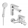 Mexen Pecos R40 bathtub set, chrome - 72703R40-00