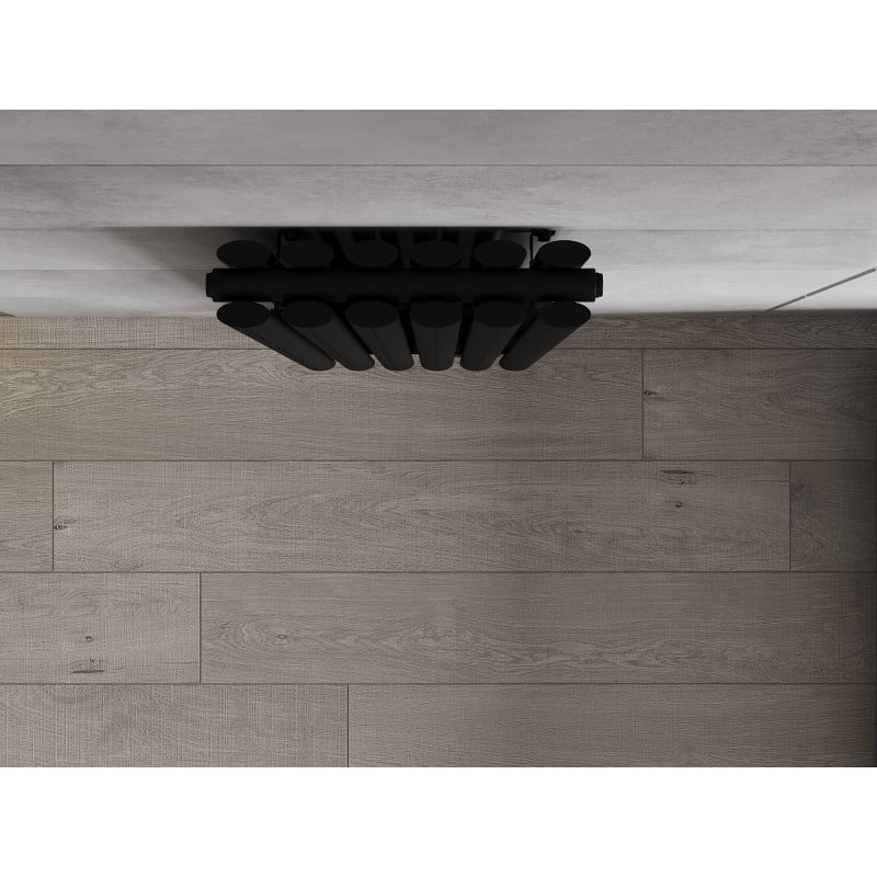 Mexen Dallas koristeellinen patteri 1600 x 360 mm, 1039 W, musta - W214-1600-360-00-70