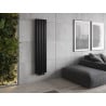 Mexen Dallas dekorativer Heizkörper 1600 x 360 mm, 1039 W, schwarz - W214-1600-360-00-70