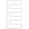 Mexen Floryda dekoratīvs radiators 1080 x 600 mm, 358 W, balts - W206-1080-600-00-20