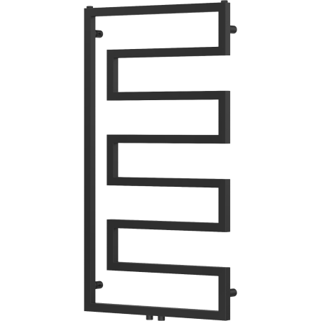 Mexen Floryda decoratieve radiator 1080 x 600 mm, 358 W, zwart - W206-1080-600-00-70