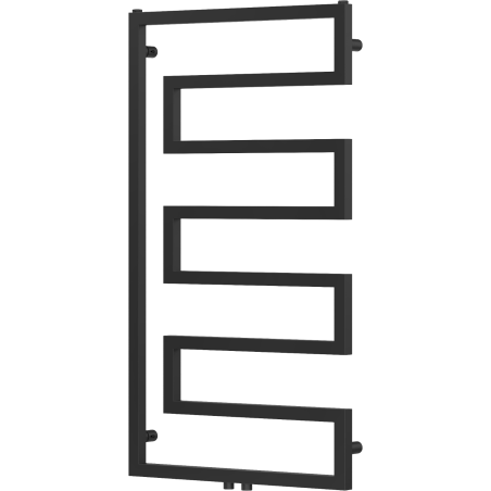Mexen Floryda dekoratiivne radiaator 1080 x 600 mm, 358 W, must - W206-1080-600-00-70