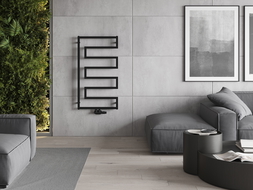 Mexen Floryda decoratieve radiator 1080 x 600 mm, 358 W, zwart - W206-1080-600-00-70