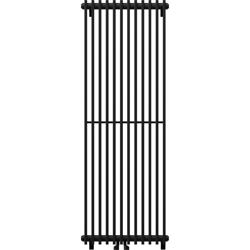 Mexen Kansas decoratieve radiator 1200 x 420 mm, 842 W, zwart - W204-1200-420-00-70