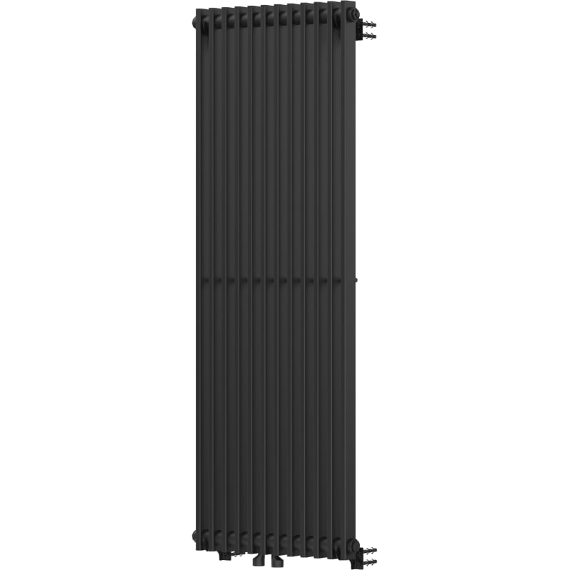 Mexen Kansas Dekorativer Heizkörper 1200 x 420 mm, 842 W, schwarz - W204-1200-420-00-70