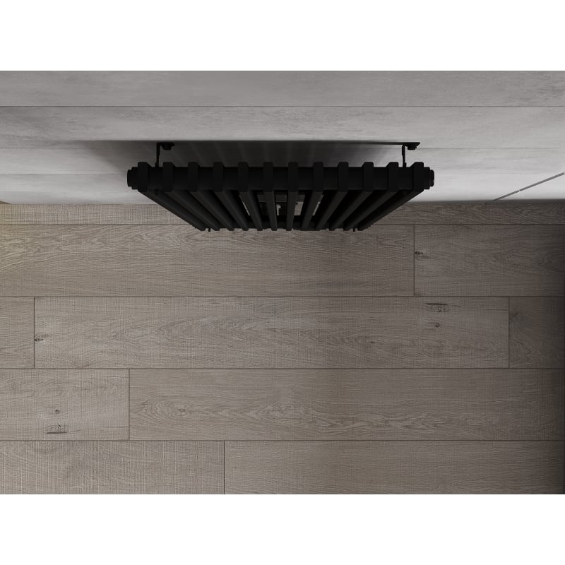 Mexen Kansas dekoratiivne radiaator 1800 x 420 mm, 1242 W, must - W204-1800-420-00-70