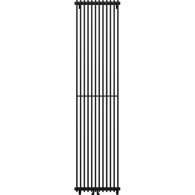 Mexen Kansas dekoratiivne radiaator 1800 x 420 mm, 1242 W, must - W204-1800-420-00-70