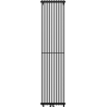 Mexen Kansas dekoratiivne radiaator 1800 x 420 mm, 1242 W, must - W204-1800-420-00-70
