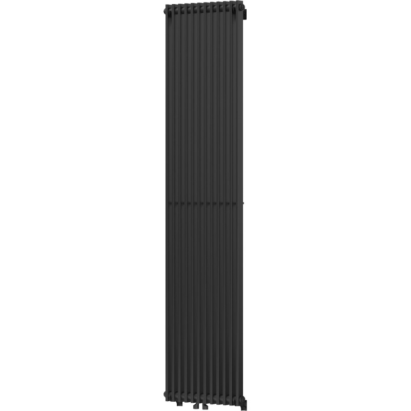 Mexen Kansas dekoratiivne radiaator 1800 x 420 mm, 1242 W, must - W204-1800-420-00-70