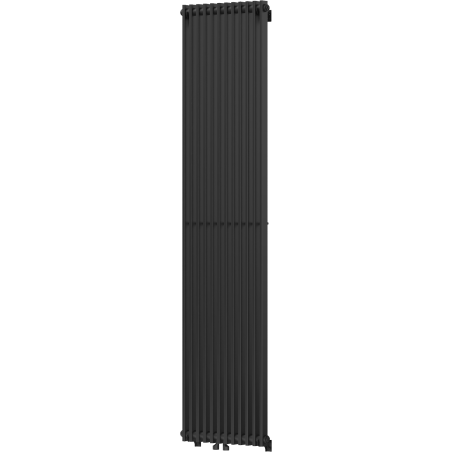 Mexen Kansas grzejnik dekoracyjny 1800 x 420 mm, 1242 W, czarny - W204-1800-420-00-70