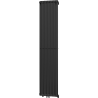 Mexen Kansas dekorativni radijator 1800 x 420 mm, 1242 W, crni - W204-1800-420-00-70