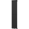 Mexen Kansas διακοσμητικό καλοριφέρ 1800 x 420 mm, 1242 W, μαύρο - W204-1800-420-00-70