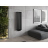 Mexen Nevada dekorativni radijator 1200 x 360 mm, 483 W, crni - W201-1200-360-00-70