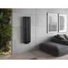 Mexen Nevada grzejnik dekoracyjny 1200 x 360 mm, 483 W, czarny - W201-1200-360-00-70