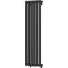 Mexen Nevada dekorativ radiator 1200 x 360 mm, 483 W, svart - W201-1200-360-00-70