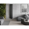 Mexen Nevada dekorativni radijator 1800 x 360 mm, 705 W, crni - W201-1800-360-00-70